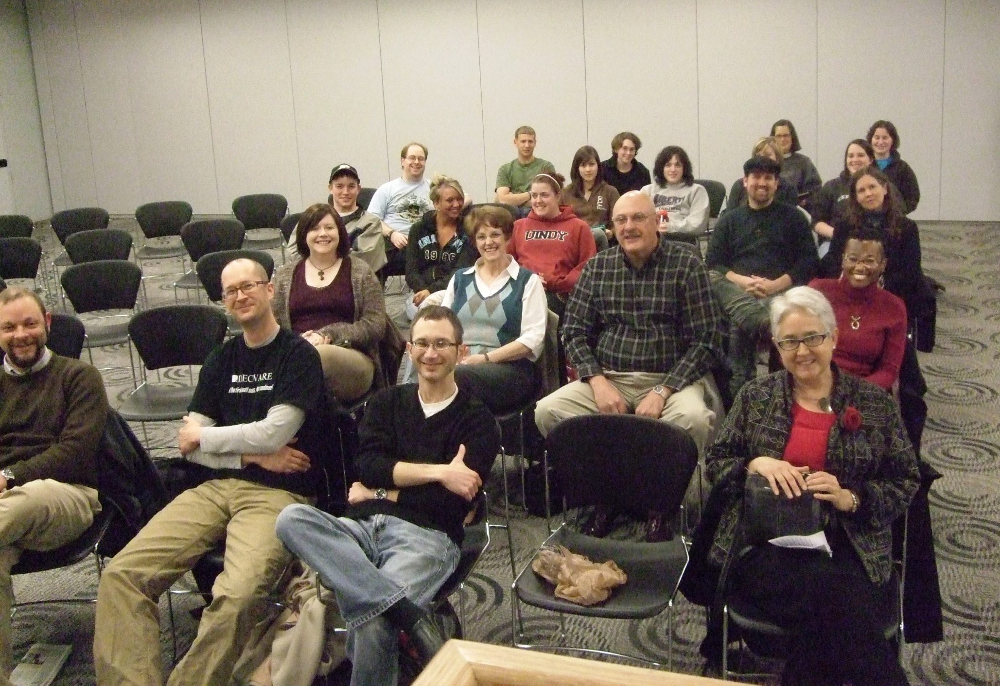 2010, UIndy reading, Indianapolis, IN (left side of the room)